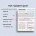 66 Libros de la Biblia en Páginas Insertables de Vellum