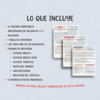 66 Libros de la Biblia en Páginas Insertables de Vellum