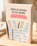 Guías de Estudio de los Salmos en español con resúmenes claros y organizados de los 150 salmos. Recurso de estudio bíblico cristiano para profundizar en las Escrituras y comprender el libro de Salmos capítulo por capítulo.