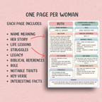 60 Women of the Bible Vellum Tip-Ins